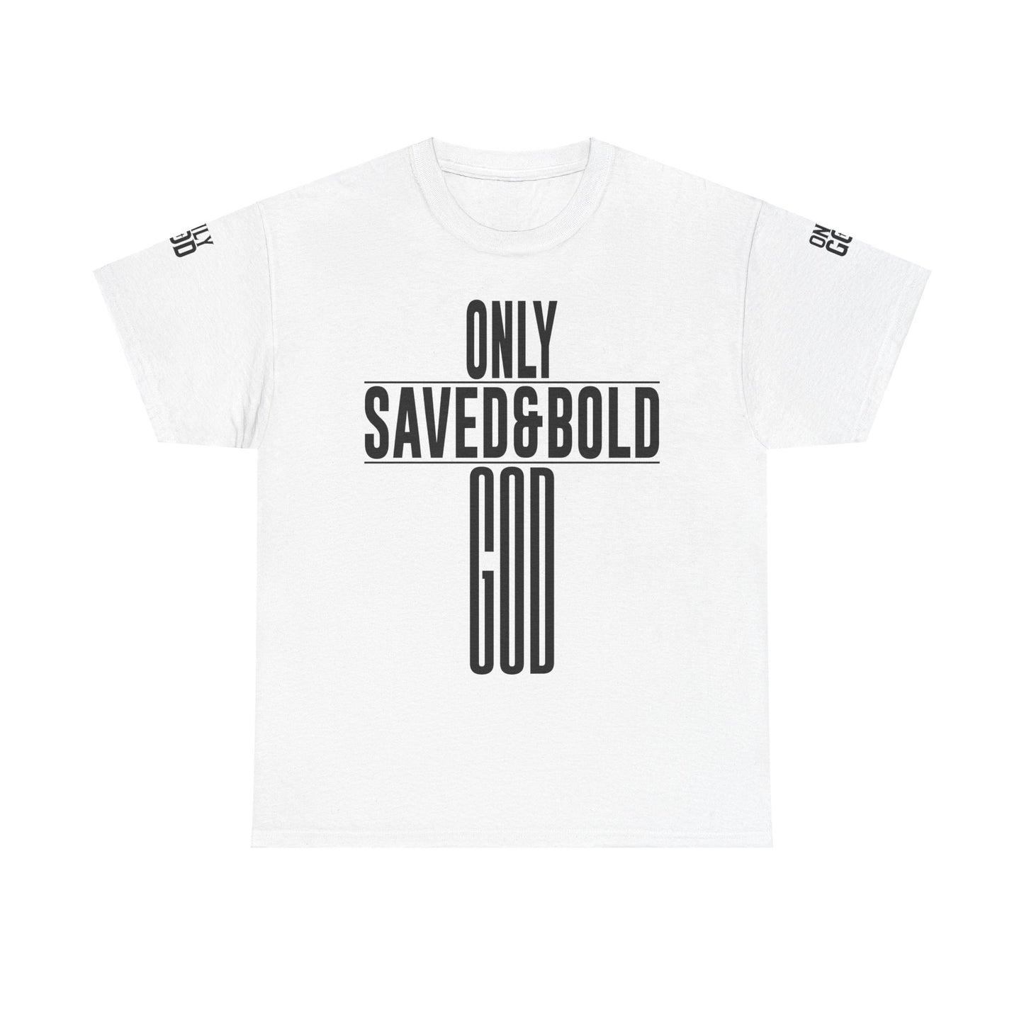 Tee with Cross Saved & Bold