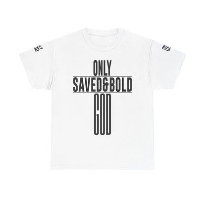 Tee with Cross Saved & Bold